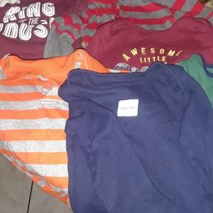 Shoes and clothes for a baby boy